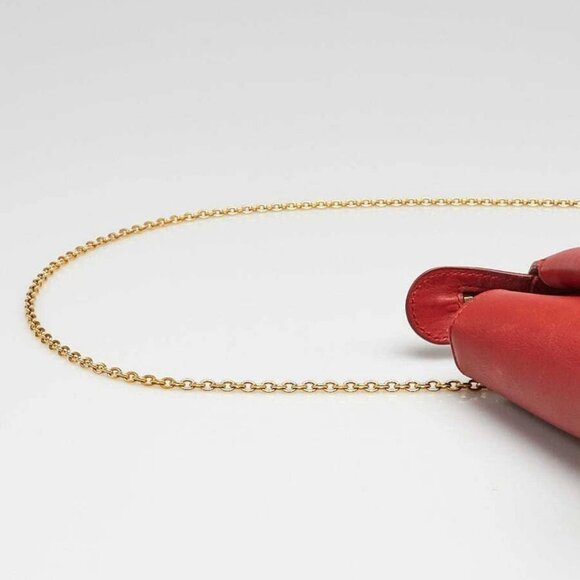 Celine Dark Claycourt Smooth Leather Trifold Clutch Bag - Picture 4 of 12